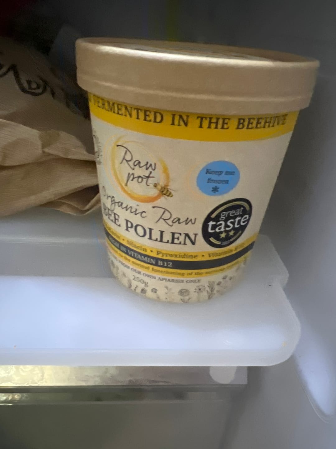 Customer photo review of Organic Raw Bee Pollen