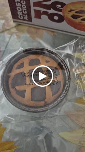 Customer video review of Crostatine con crema al cioccolato
