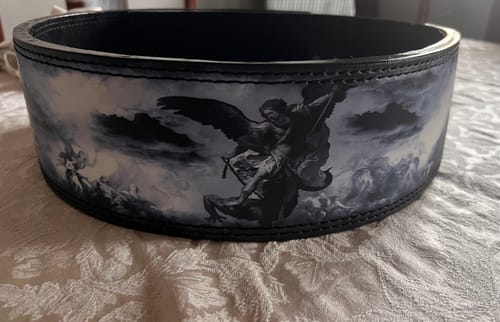 Customer photo review of Archangel Michael Lever Belt