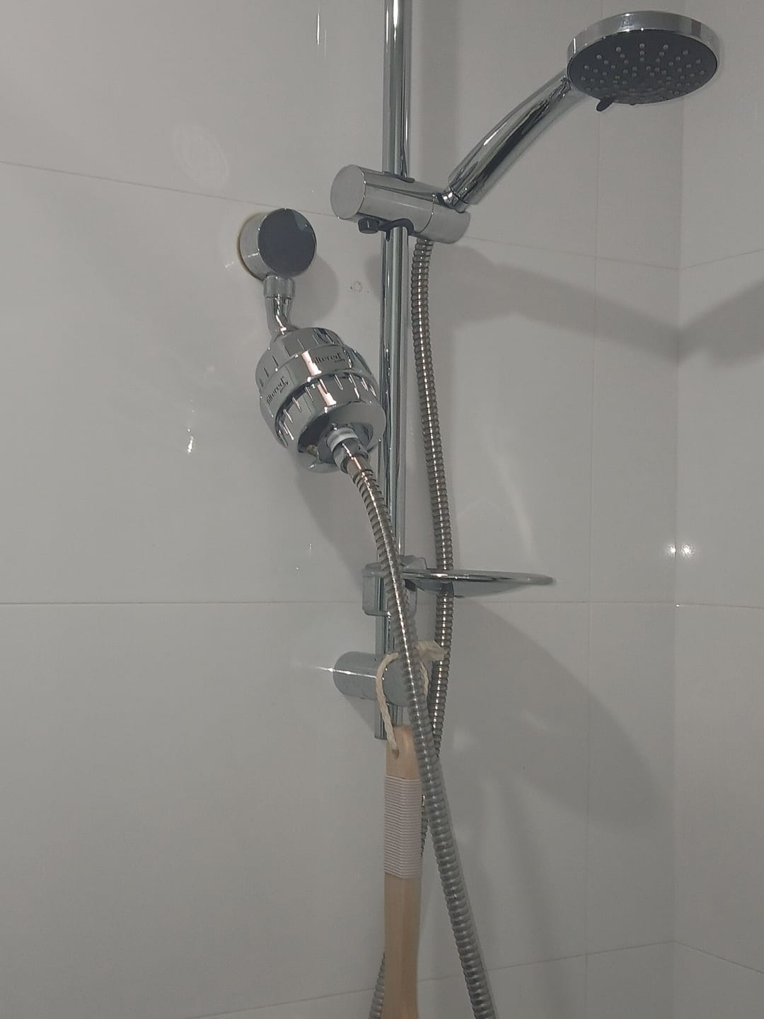 Customer photo review of Shower Adapter - Silver