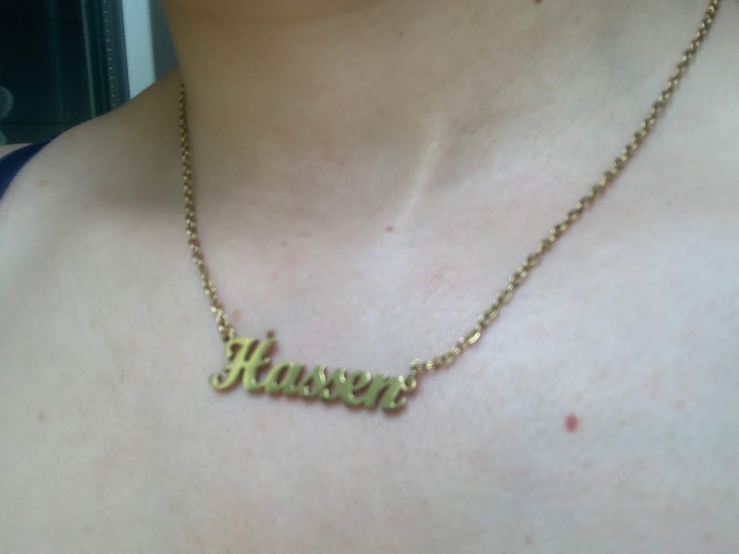 Customer photo review of Personalized Necklace