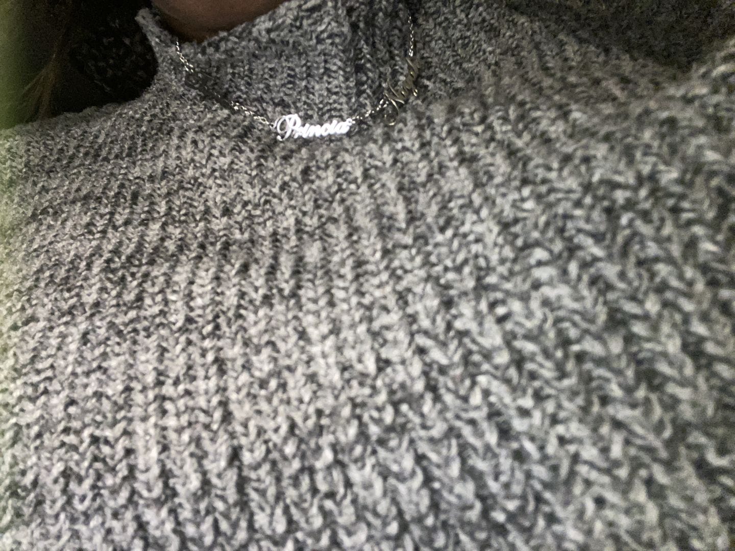 Customer photo review of Personalized Necklace with Multiple Names