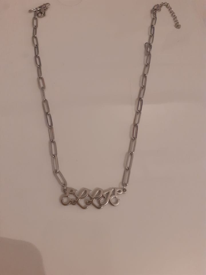 Customer photo review of Personalized Chain Necklace