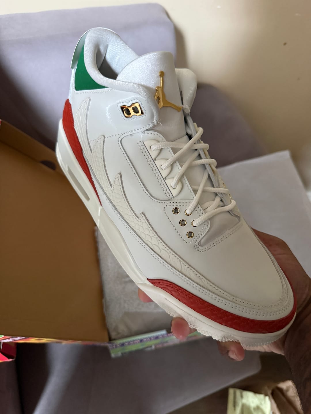 Customer photo review of Air Jordan 3 Retro “Lucha Libre” - Men’s