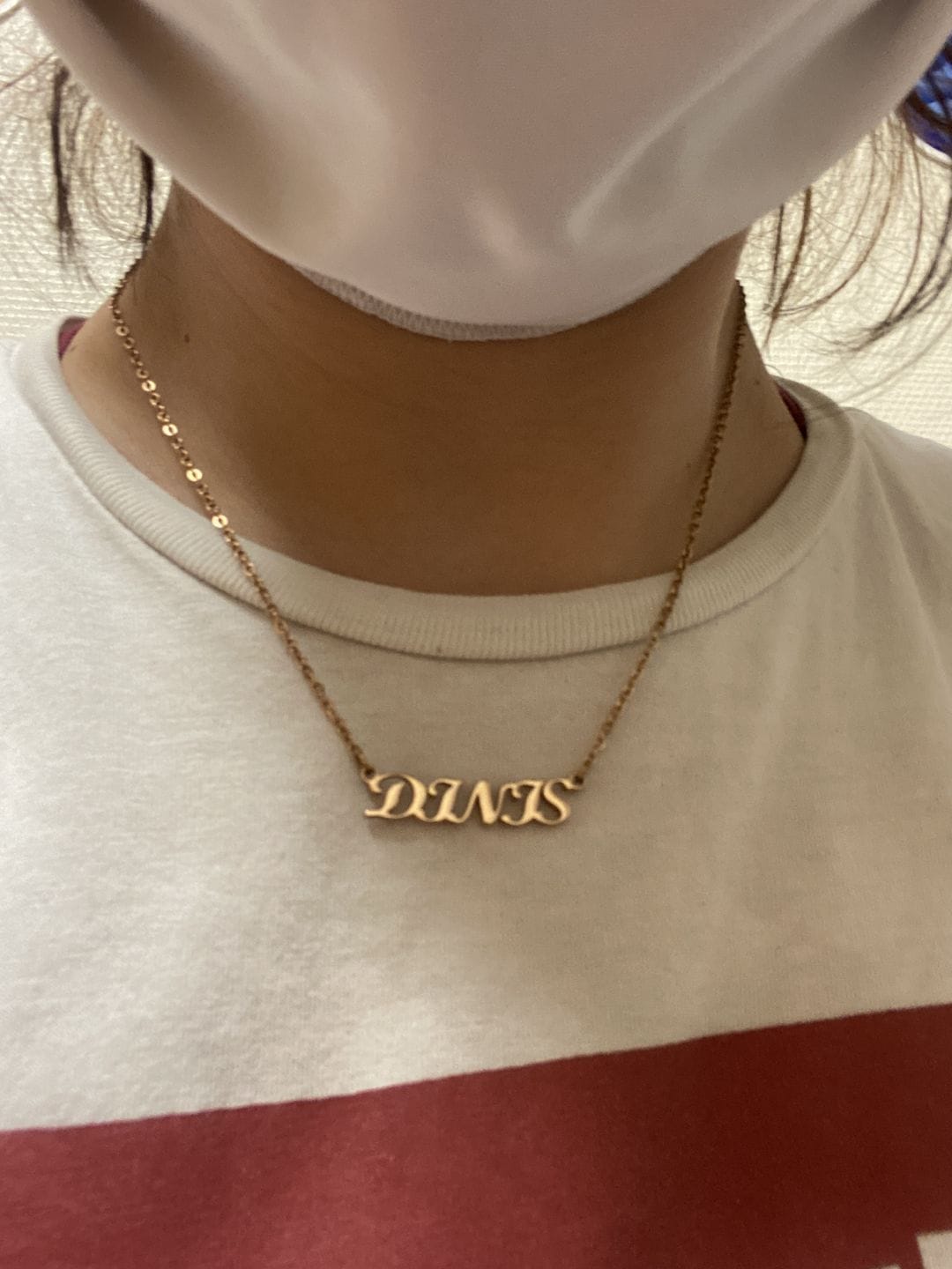 Customer photo review of Personalized Necklace