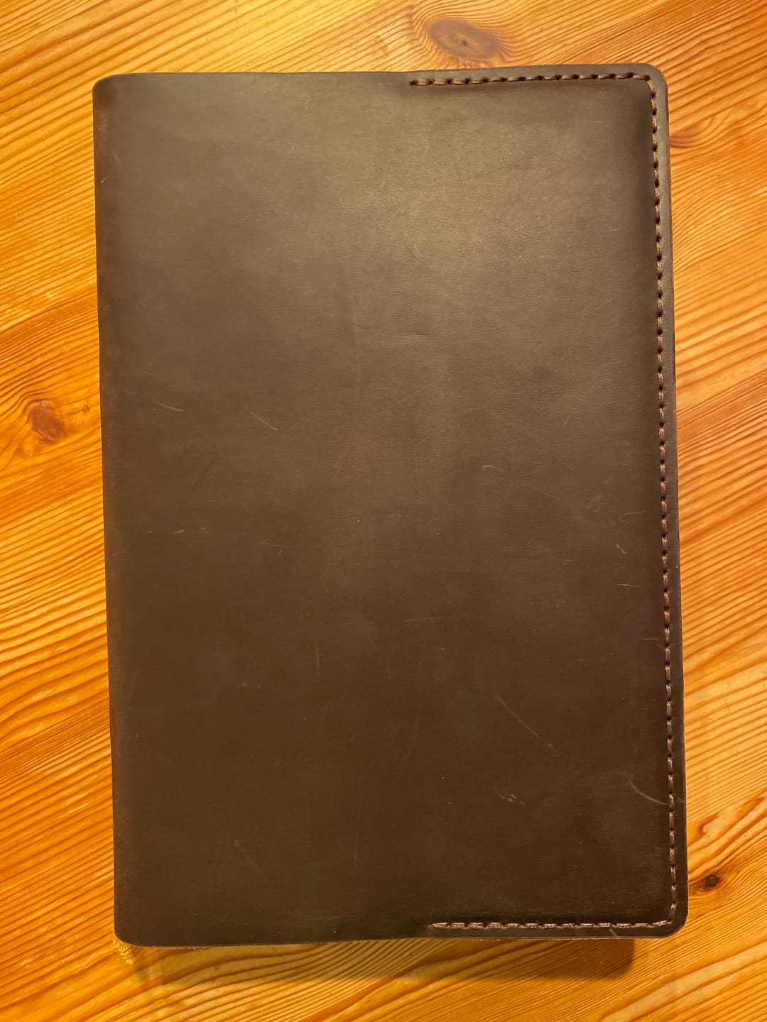 Customer photo review of Bibelhülle "Basic+" · echtes Leder · Individuelle Größen · handmade Bibelhülle nach Maß · optionale Gravur