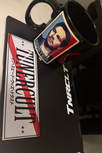 Customer photo review of NOT REGISTERED SLAP STICKER
