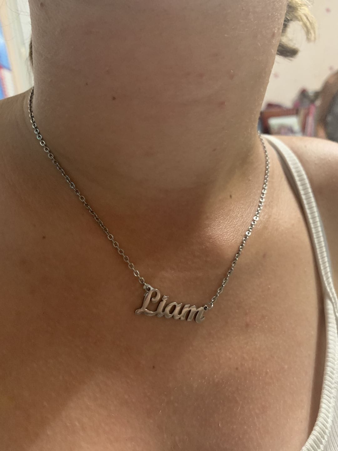 Customer photo review of Personalized Necklace