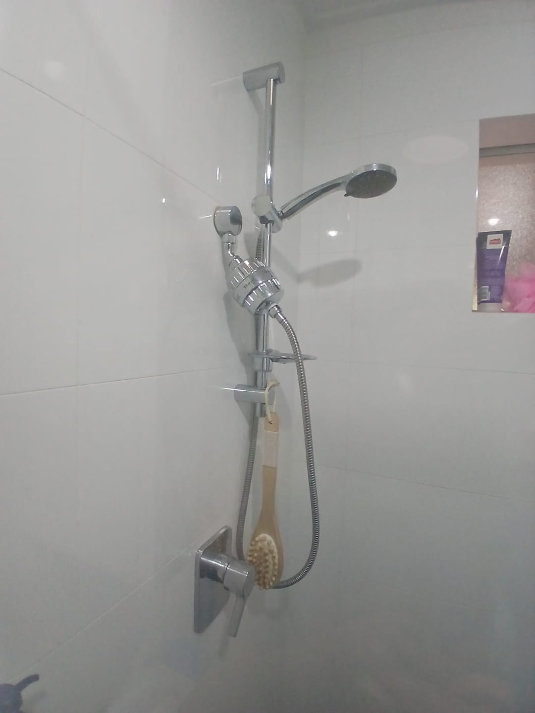 Customer photo review of Shower Purifier - Silver