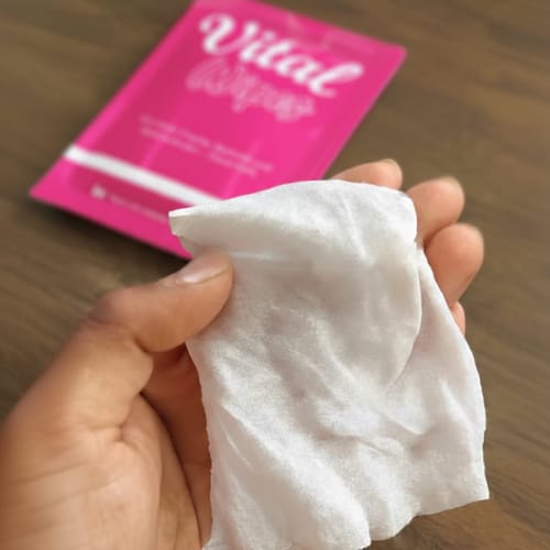 Customer photo review of VitalWipes