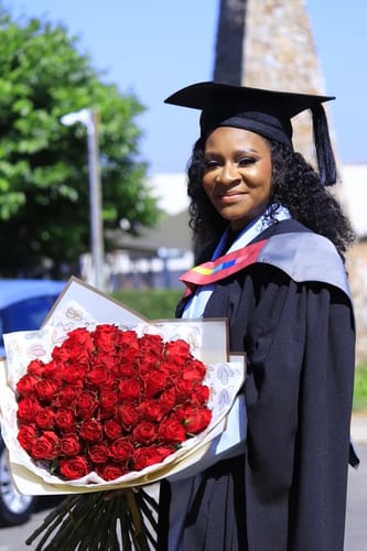 Customer photo review of 50 Red Rose Bouquet