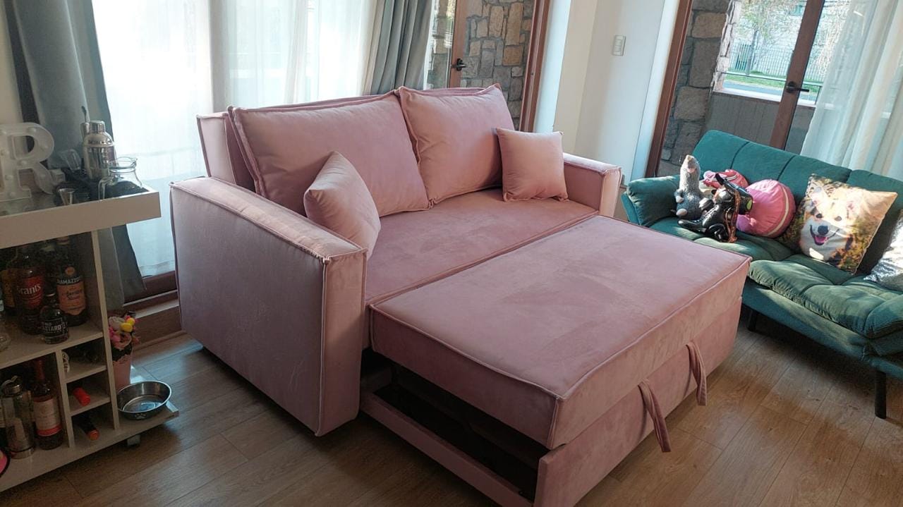 Customer photo review of Sofá Cama Mónaco Cojines Grandes