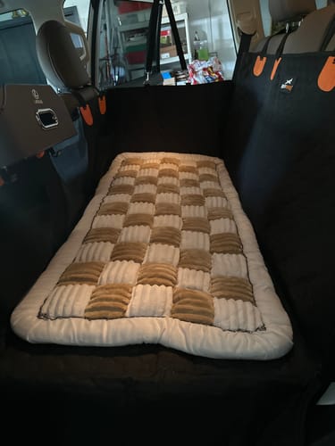 Customer photo review of RuffRover 2.0™ - Hard Bottom Back Seat Extender + (FREE Dog Bed)