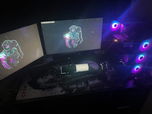 Customer photo review of Dragon Mousepad