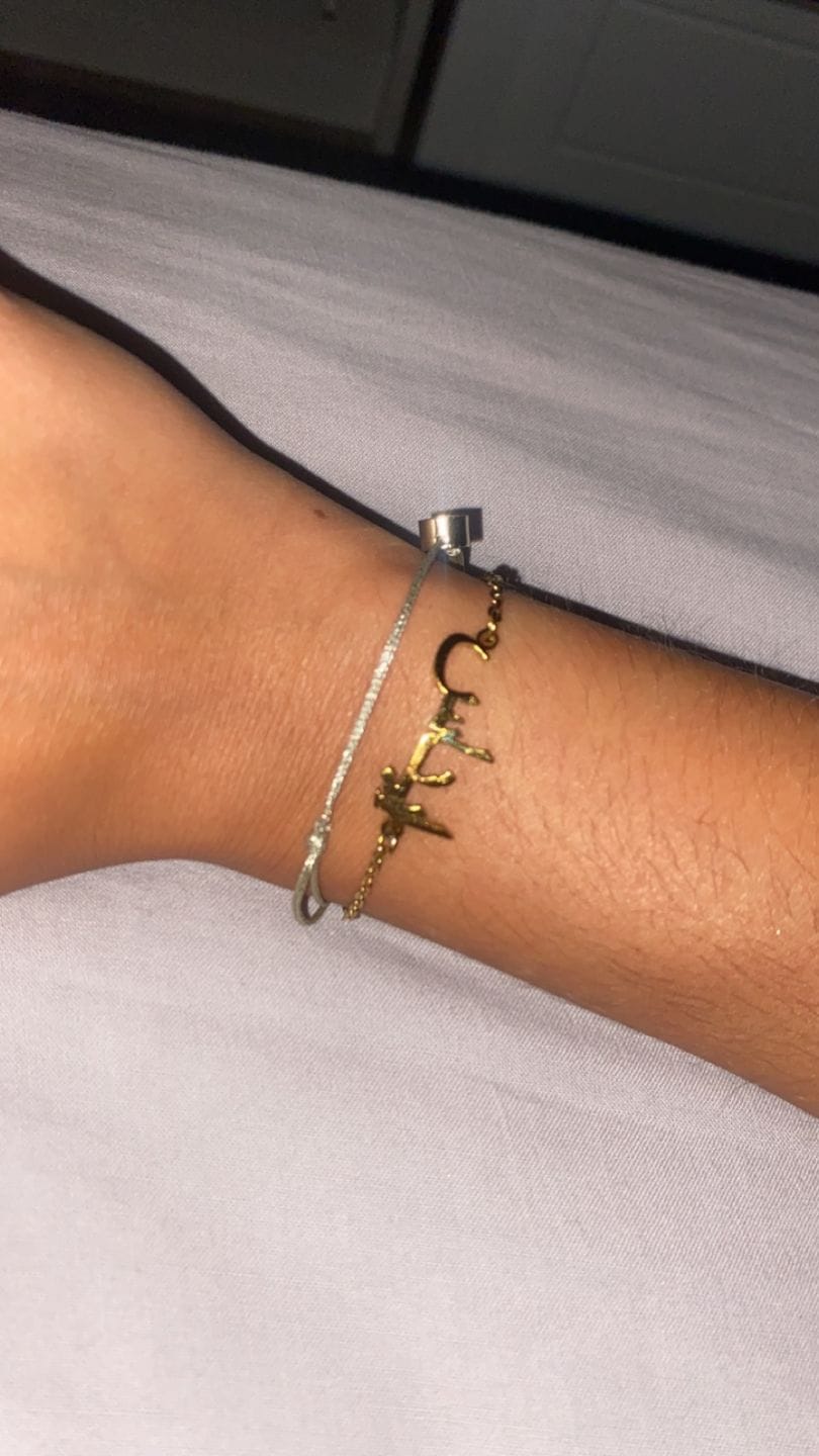Customer photo review of Personalized Arabic Name Bracelet