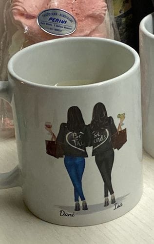 Customer photo review of Migliori amiche - Tazza personalizzata