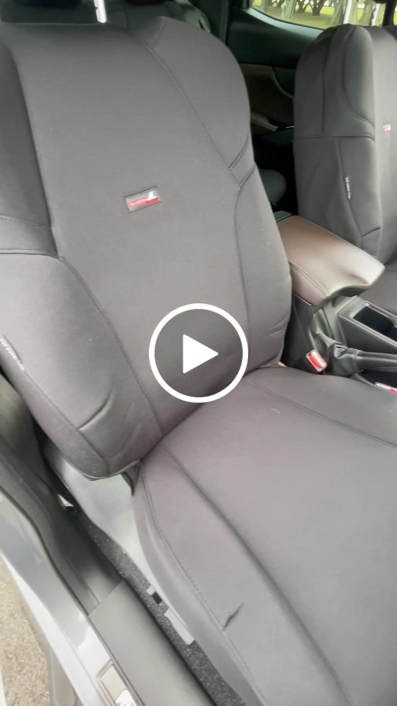 Customer video review of Sharkskin PLUS Neoprene Seat Covers for Mazda BT-50 XTR / GT / SP / THUNDER (July/2020-ON)