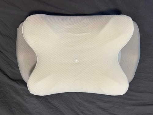 Customer photo review of Relief Pillow 3.0™ – Ultimate Neck & Spine Relief - Buy 1 Get 1 FREE