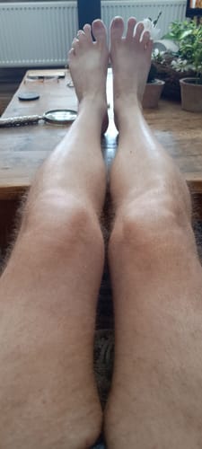 Customer photo review of Gradual Clear Tan Water Mousse