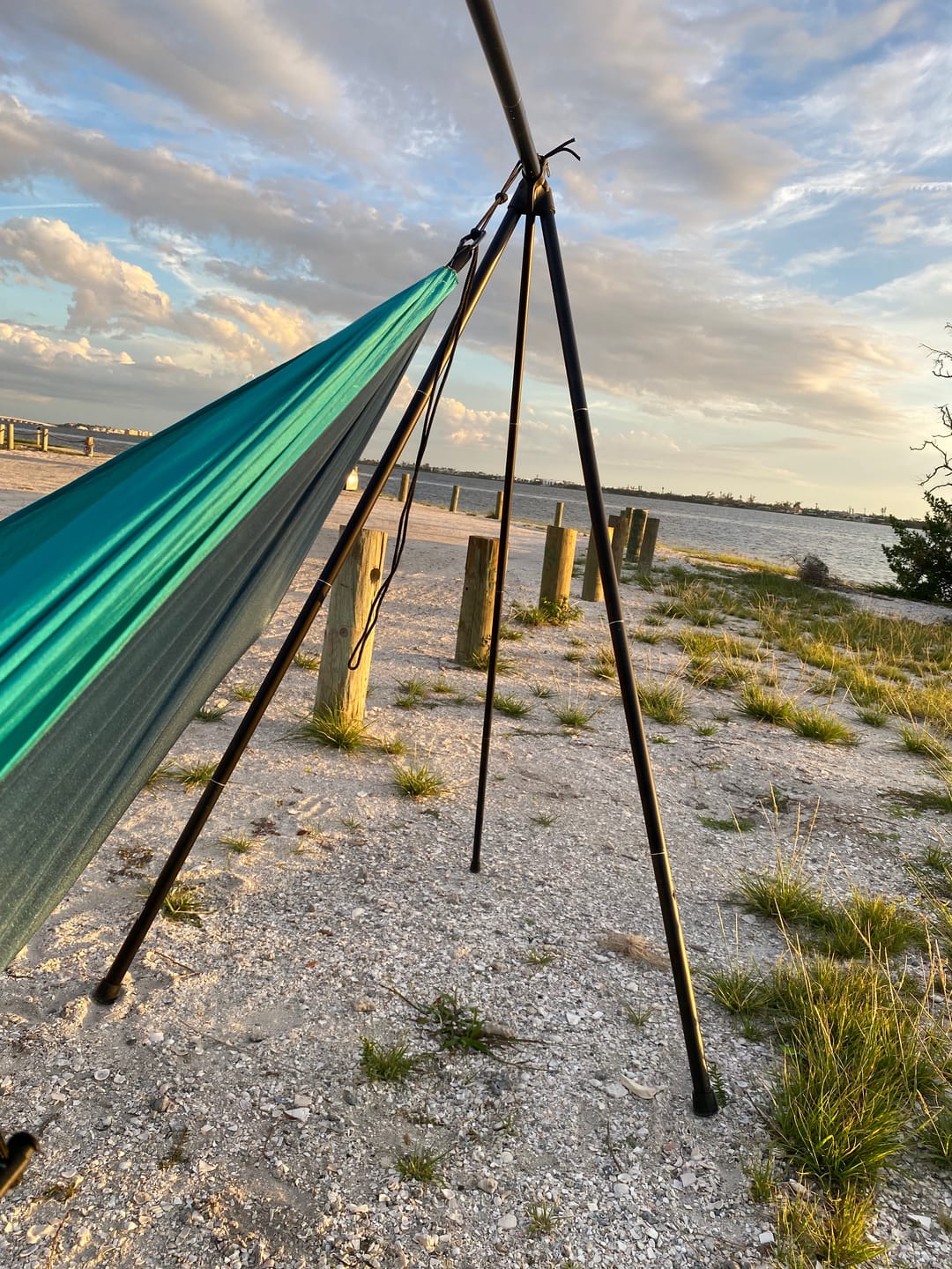 Customer photo review of Turtlebug Camper Hammock Stand