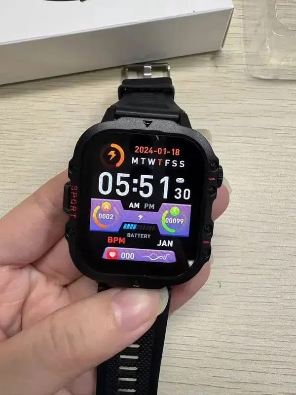 Customer photo review of 2025 New Military Smart Watch Men IP68 5ATM Outdoor Sports Fitness Tracker Health Monitoring 2.01Inch Bluetooth Calls Smartwatch