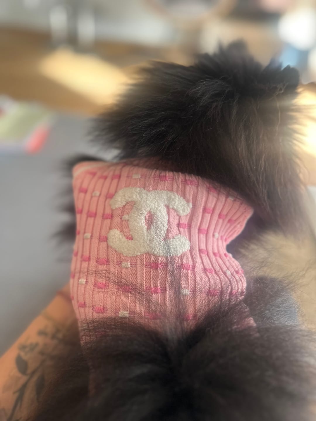 Customer photo review of CHEWNEL PINK TANK TOP