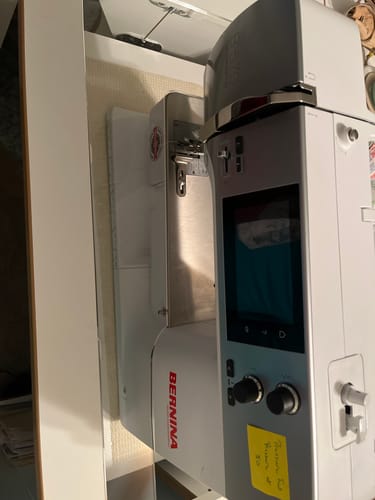 Customer photo review of Sew Steady Custom Acrylic Cabinet Insert