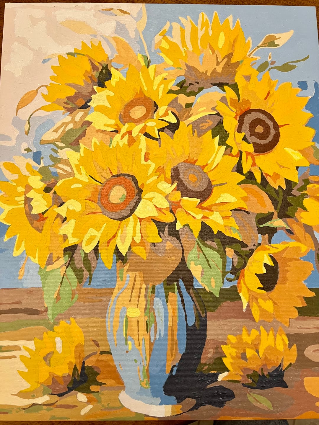Customer photo review of Vase of Golden Blooms