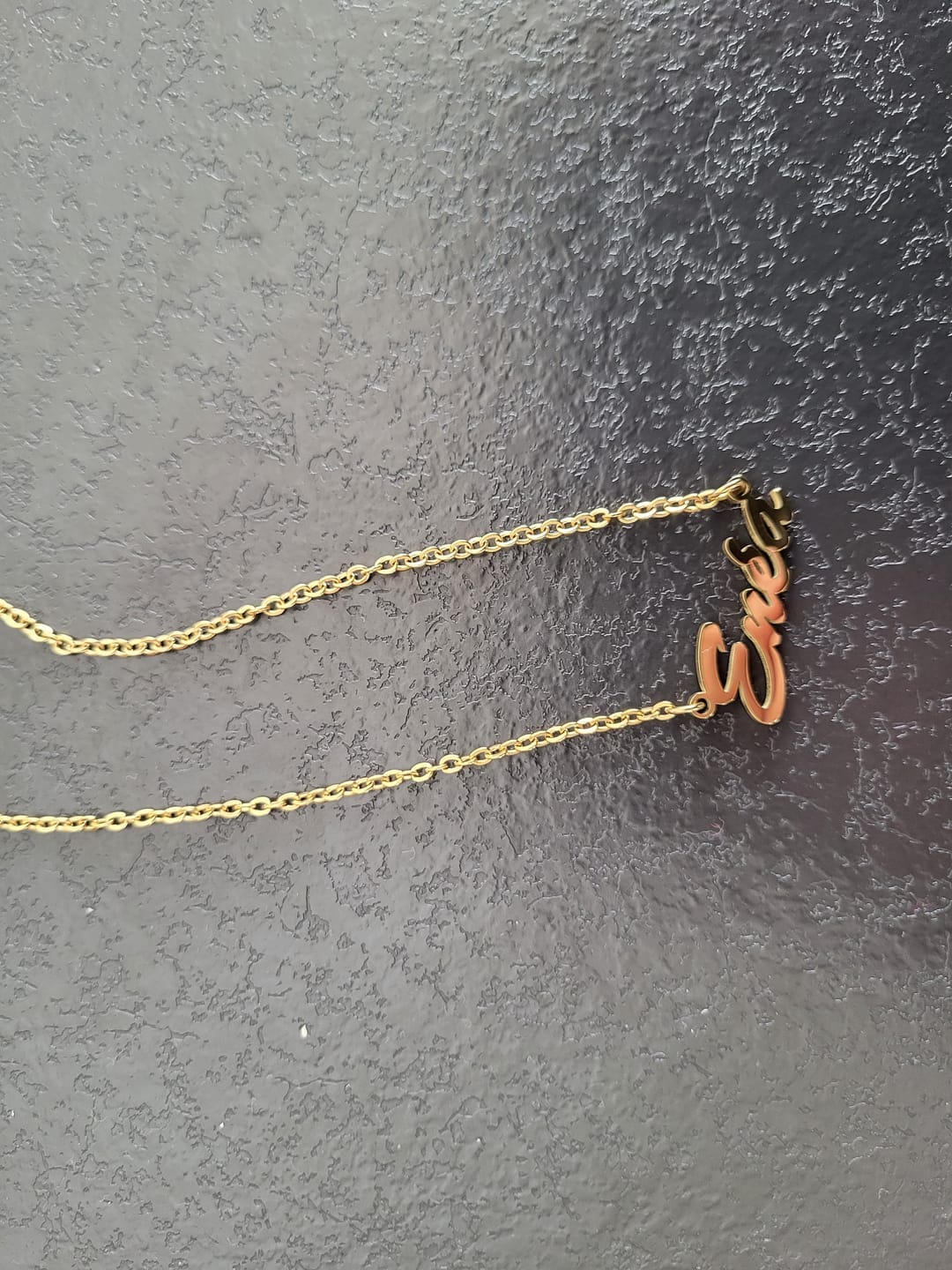 Customer photo review of Personalized Classic Necklace