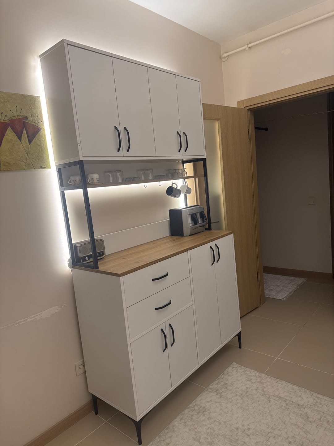Customer photo review of Rani BJ119 Hollywood Işıklı Aynalı Kulis Makyaj Masası 13 Çekmeceli Takı Düzenleyici Beyaz