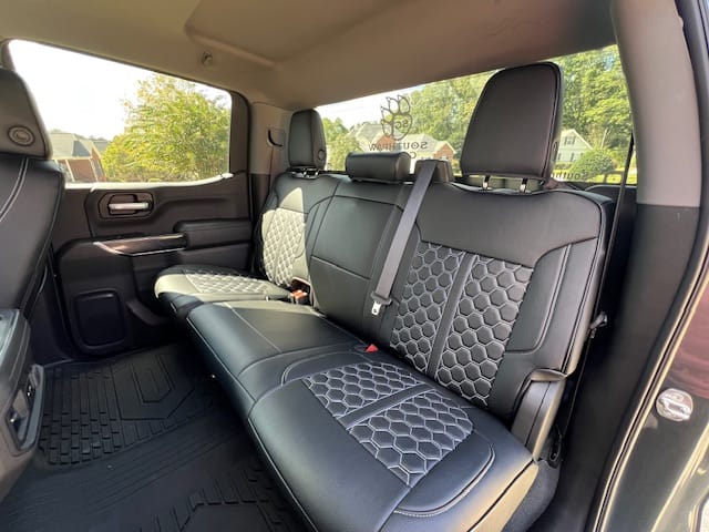 Customer photo review of 2019+ Chevrolet Silverado Premium Custom Leather Seat Covers