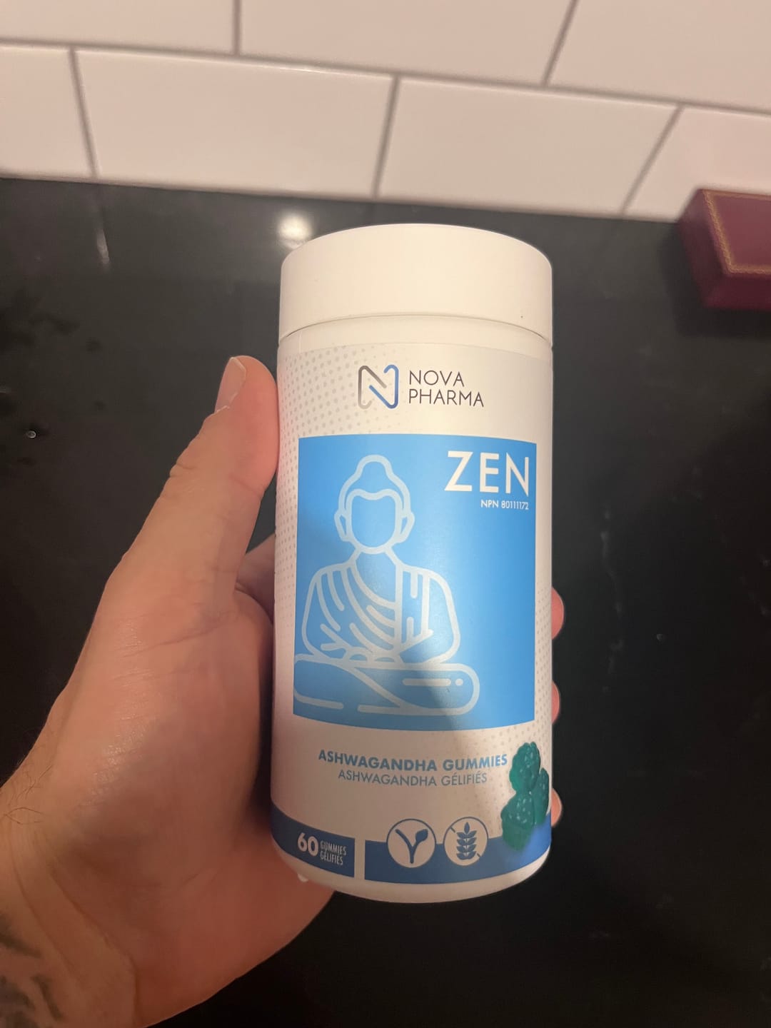 Customer photo review of Nova Pharma - Zen, Gummies à l'Ashwagandha - 60 Gummies