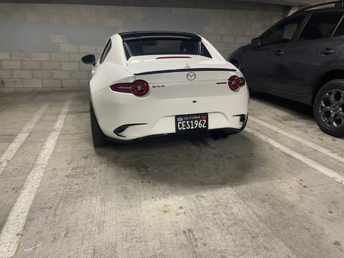 Customer photo review of 1963-1968 CALIFORNIA LICENSE PLATE - BLACK WITH WHITE TEXT 6"x12" (156.5mm x 305mm)