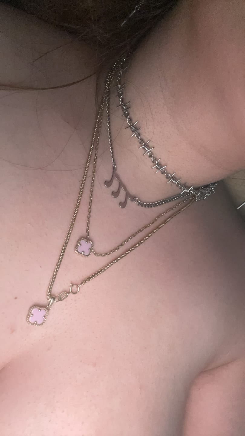 Customer photo review of Barbed Wire Choker
