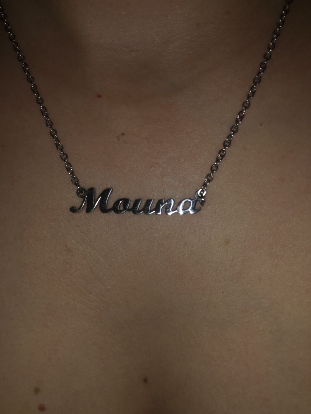 Customer photo review of Personalized Necklace