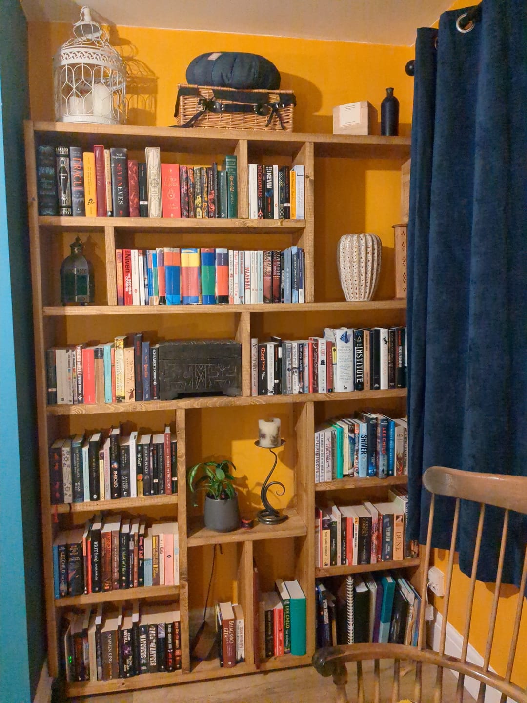 Customer photo review of Reclaimed Wood Bookcase - Rustic Shelving Unit | Handmade Bookshelf | Storage Solution - OG