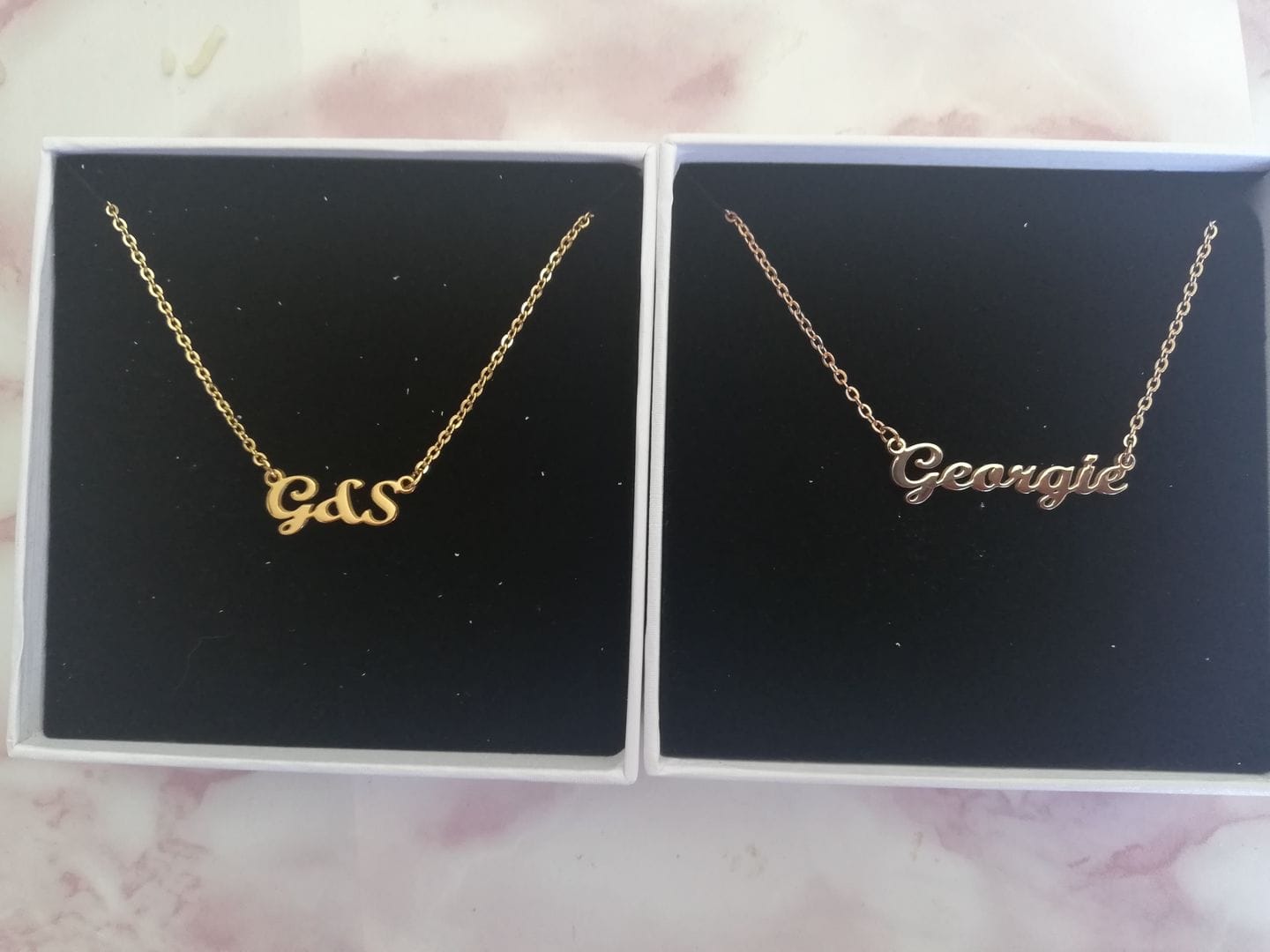 Customer photo review of Personalized Necklace