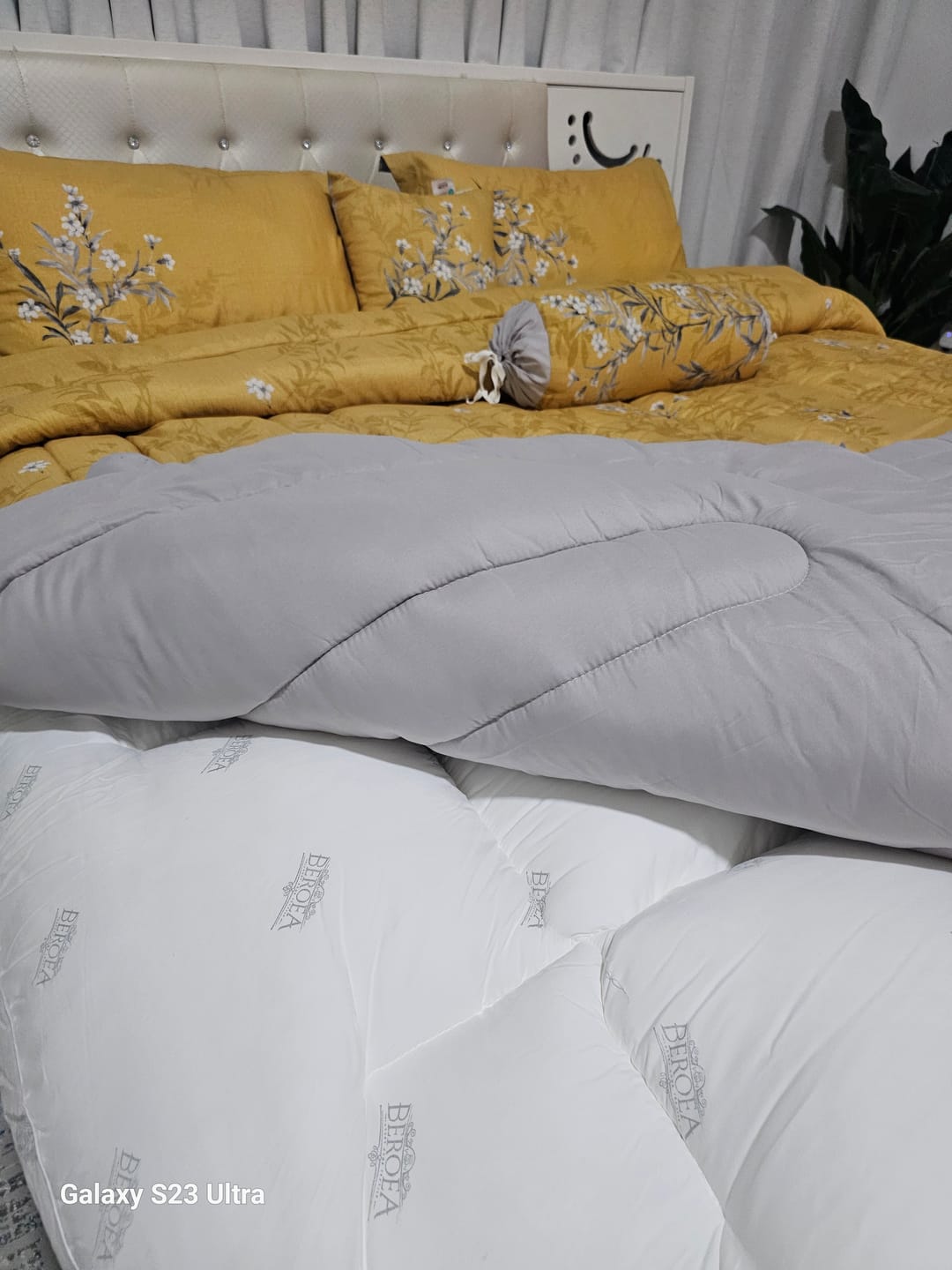 Customer photo review of Ultimate Comfort Luxury Beroea Mattress Topper 12 cm