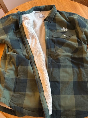 Customer photo review of Holzbrüder® Flanelljacke – Outlander (Green-Pine)
