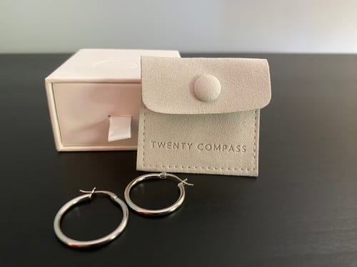 Customer photo review of 23 mm Hoops - Silver