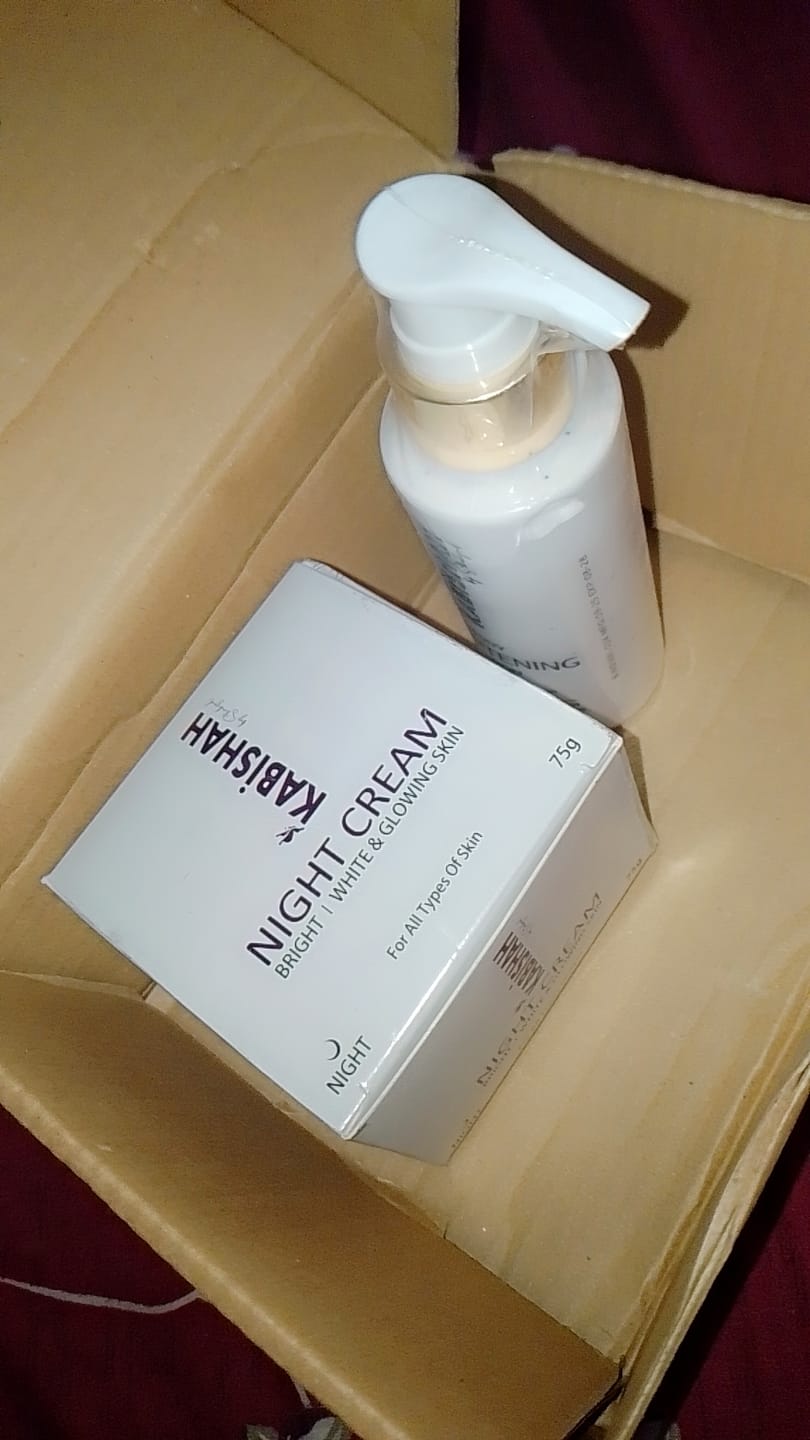 Customer photo review of Body Hydrating & Brightening Bundle