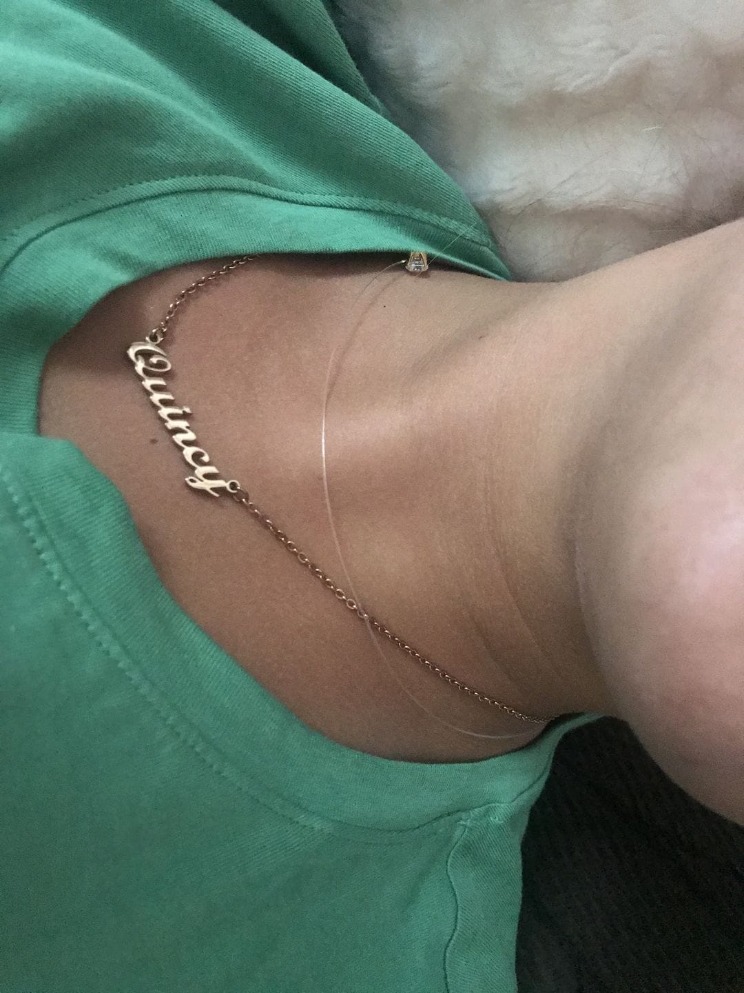 Customer photo review of Personalized Necklace