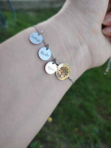 Customer photo review of Bracelet: Family Tree