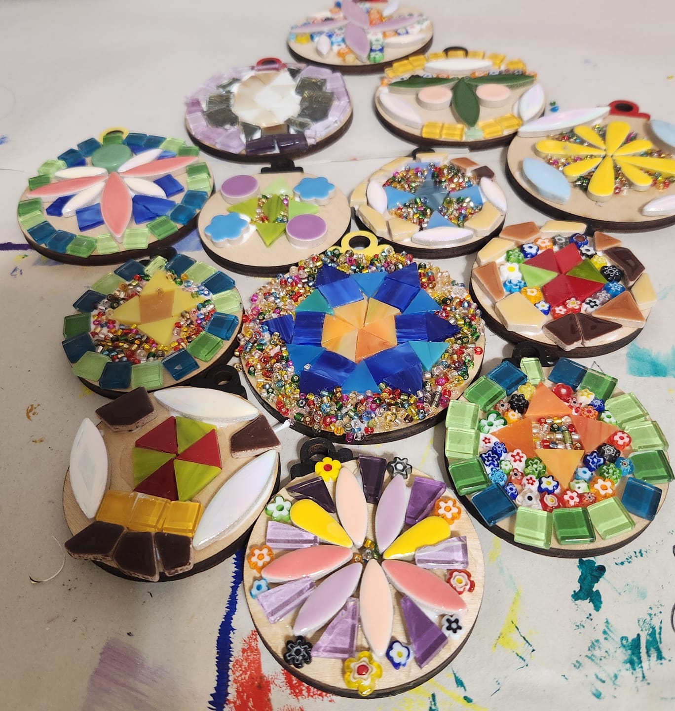 Customer photo review of Unfinished Wood Christmas Ornament Shape - Craft - up to 46" DIY