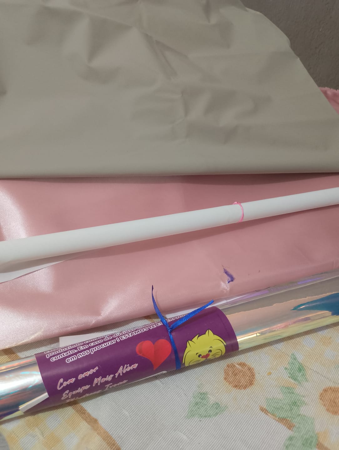 Customer photo review of NYLON 190T EMBORRACHADO COR AREIA