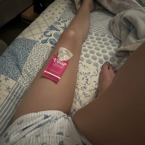Customer photo review of VitalWipes