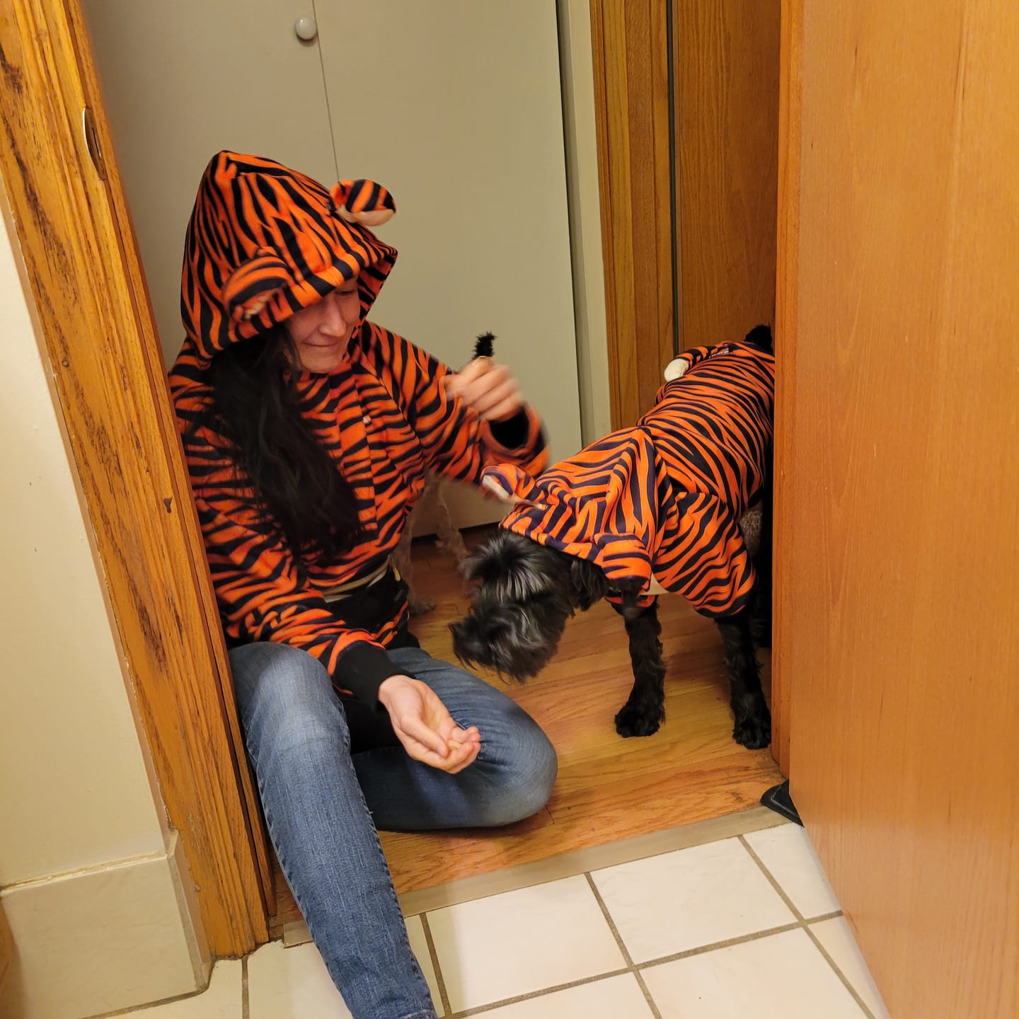 Customer photo review of Halloween Human Hoodies (Limited Edition)