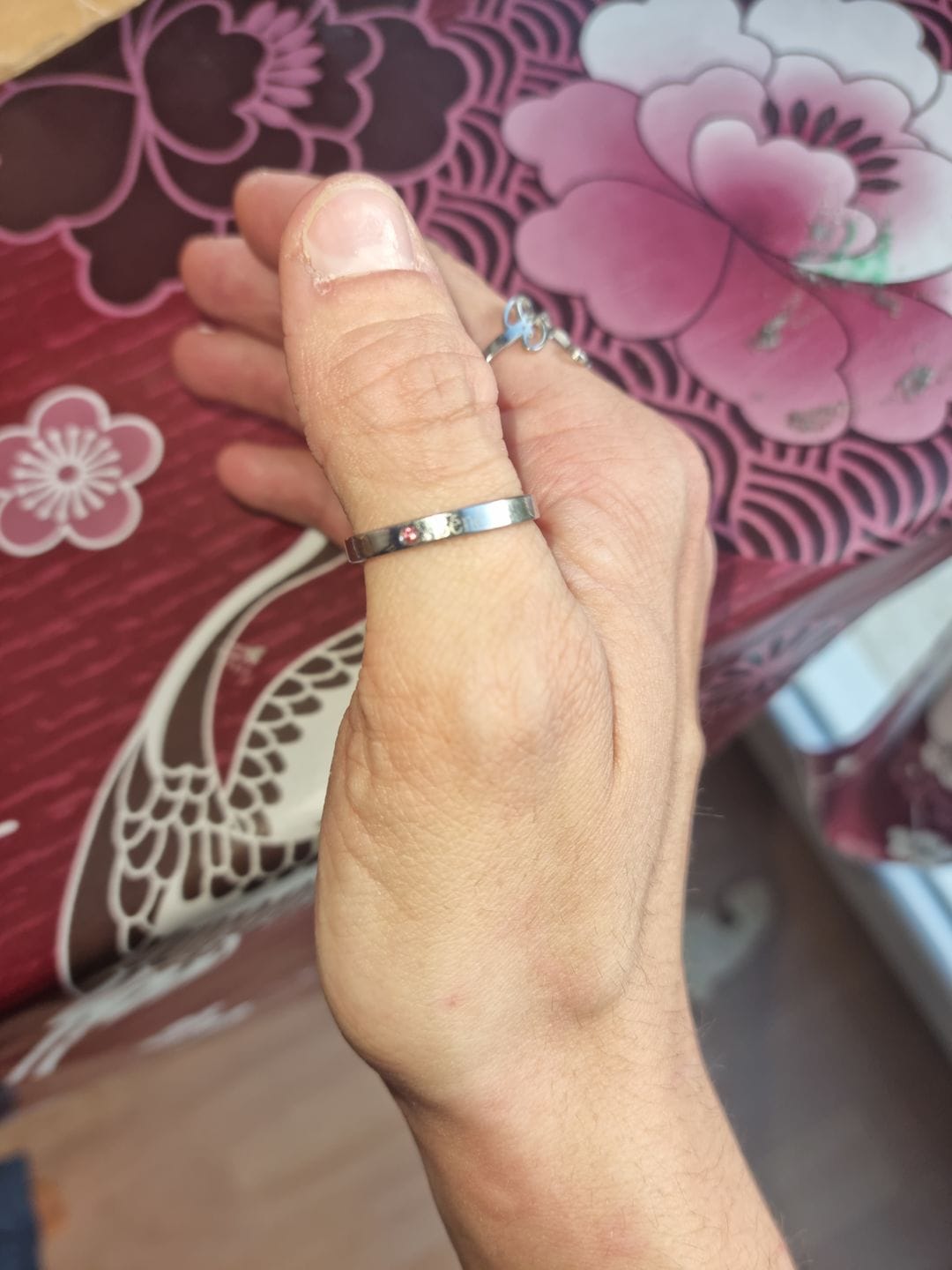 Customer photo review of Name Birthstone Diamond Ring