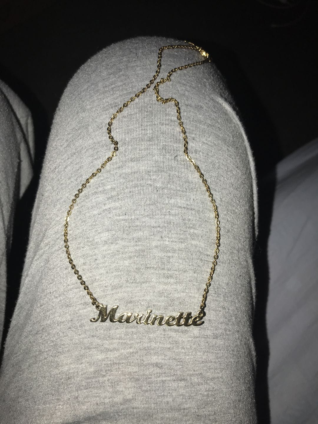 Customer photo review of Personalized Necklace