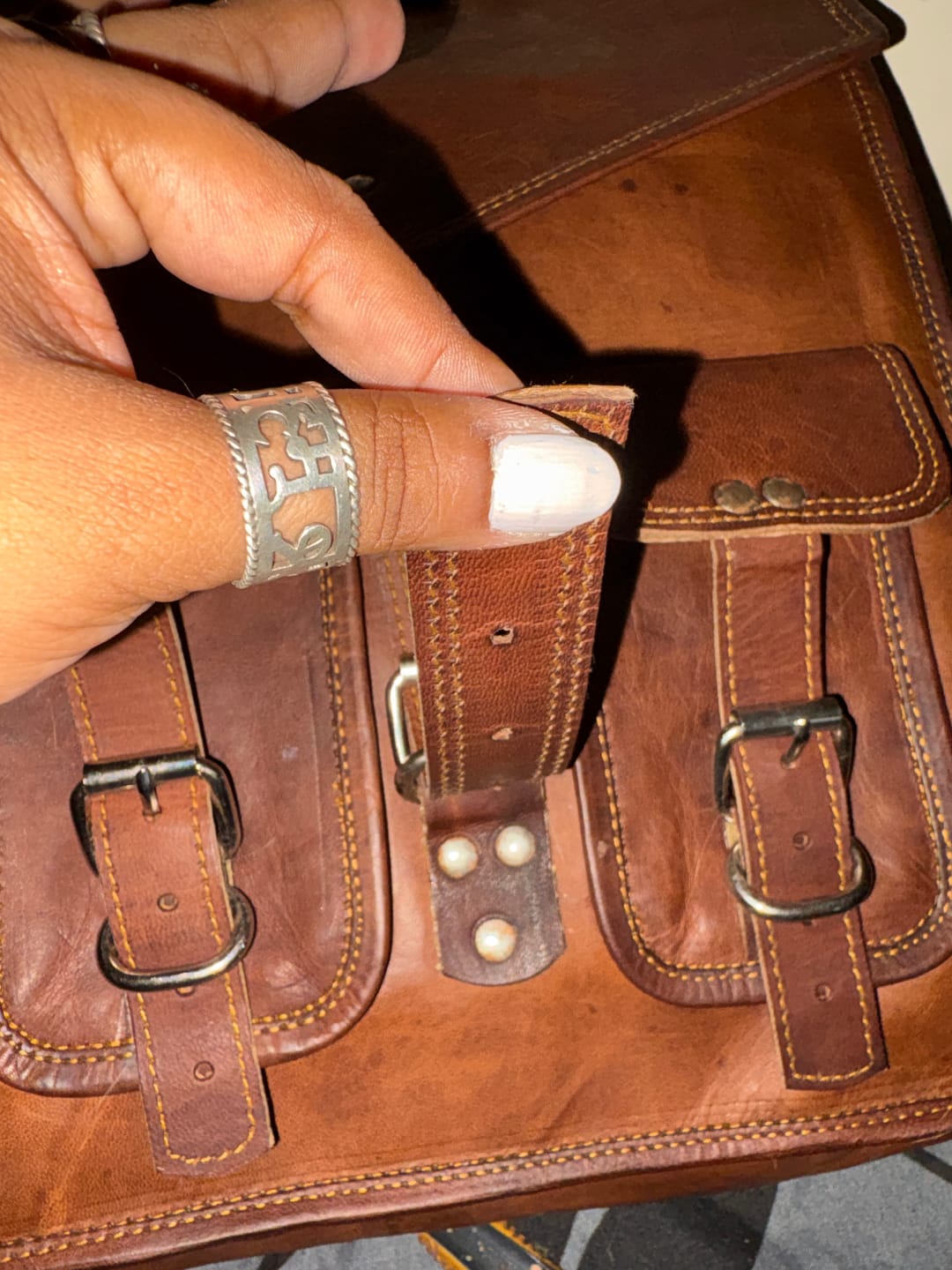 Customer photo review of Pre-Historic Convertible Backpack